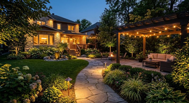 Backyard Lighting Service in Overland Park, KS