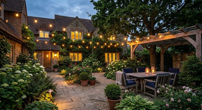 Garden Lighting Installation in Denver, CO