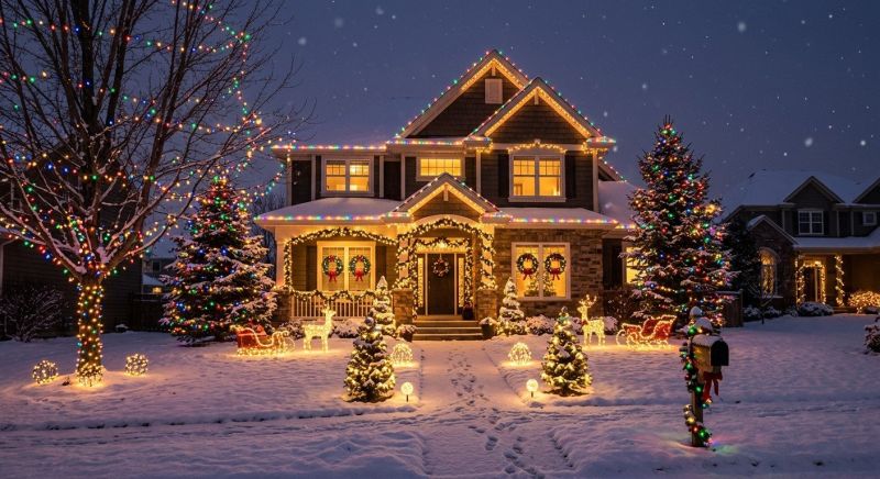 Holiday Lights Installation in Olathe, KS