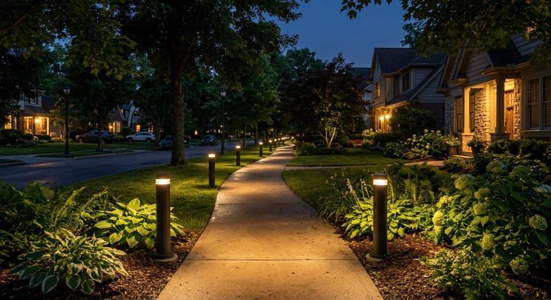 Walkway Lighting Installation in Provo, UT