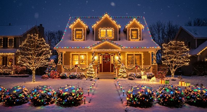 Xmas Lights Installation in Kansas City, KS