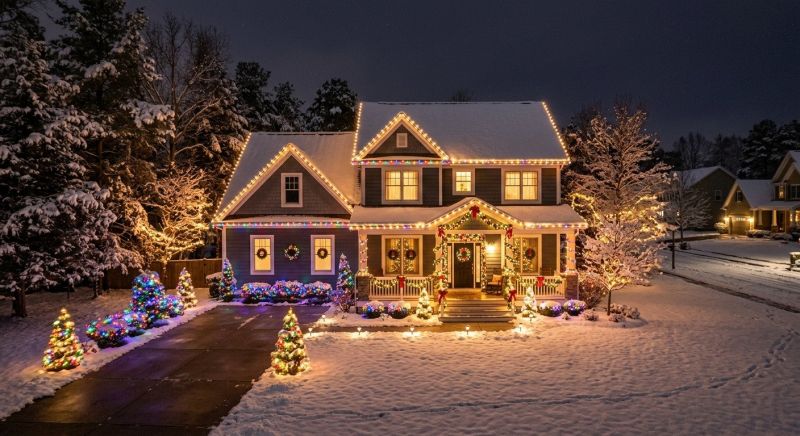 Xmas Lights Installation in Kansas City, KS