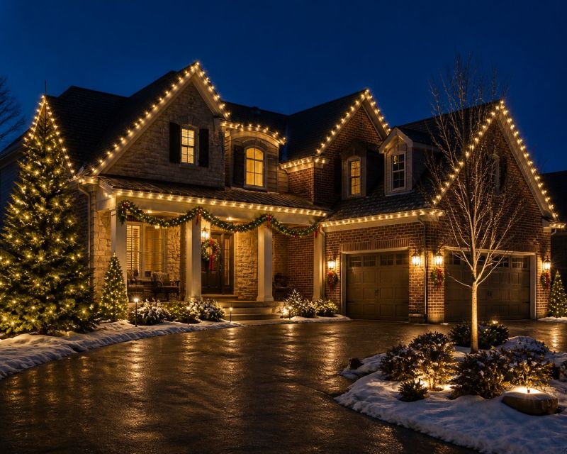Xmas Lights Installation in Olathe, KS